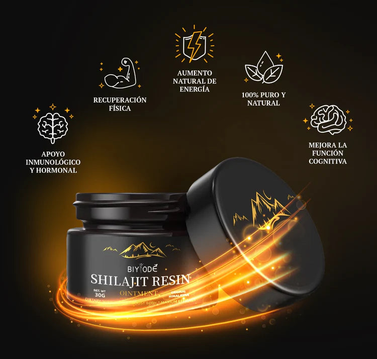 Resina orgánica pura del Himalaya SHILAJIT 100g - Compra 1 y llévate 2
