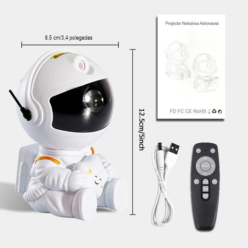 GALAXYPRO® - Projetor Astronauta Galaxy LED - Transforme Seu Espaço em um Universo de Magia - Oferta Especial Hoje.