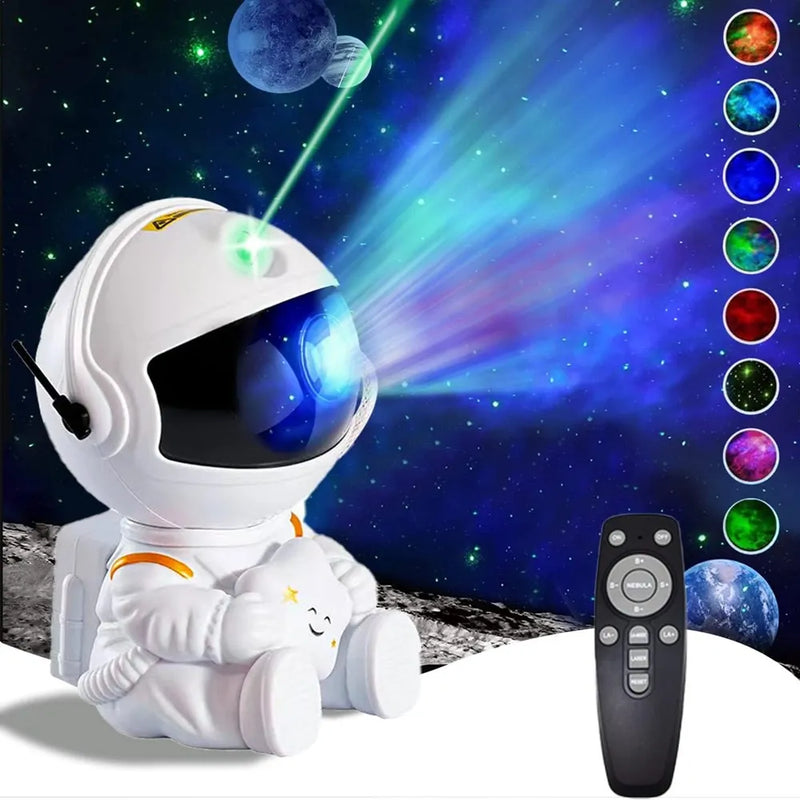 GALAXYPRO® - Projetor Astronauta Galaxy LED - Transforme Seu Espaço em um Universo de Magia - Oferta Especial Hoje.