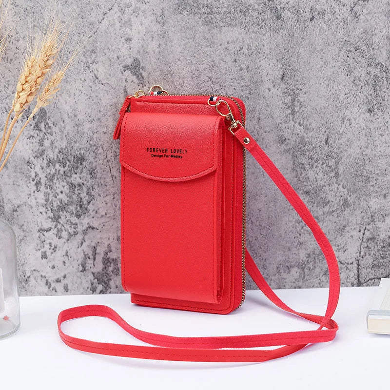 CROSSCELLA® - Bolsa Crossbody de Couro para Celular - Estilo e Praticidade em Suas Mãos -Promoção Hoje